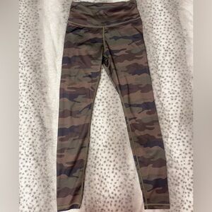 Fleo Kids Camouflage Leggings - Green and Brown